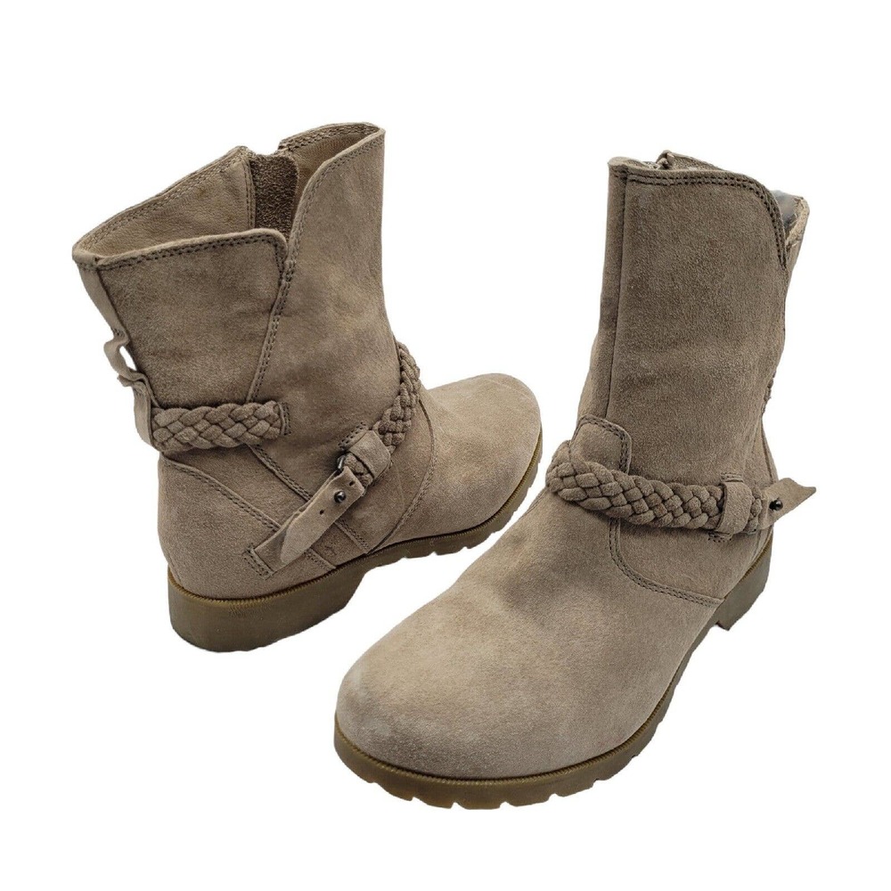 Women's Tan Suede Ankle Boots